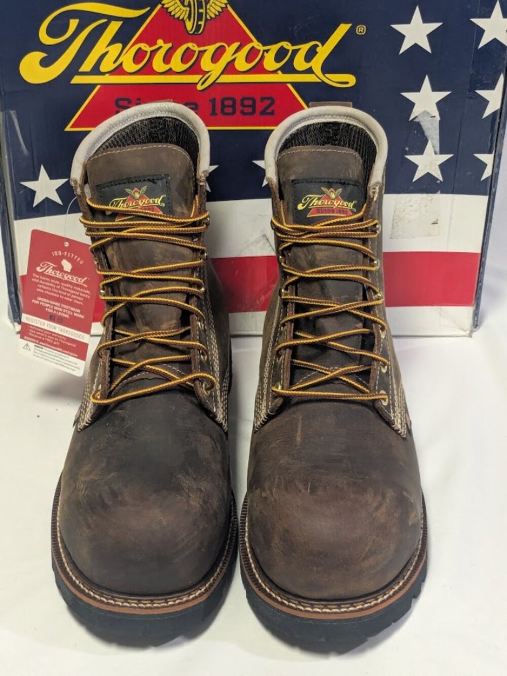 Thorogood 804-4148 American Legacy 6in Waterproof Nano Toe Work Boots 11.5EE